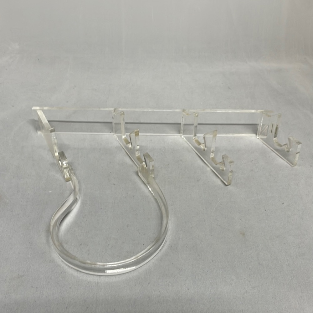 Five piece place setting display stand for China place setting holder